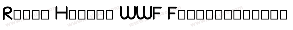 Retro Hasbro WWF Figures字体转换